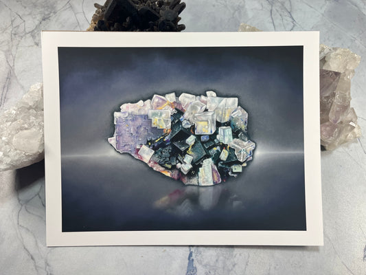 Fluorite Cluster - Illinois - Fine Art Print