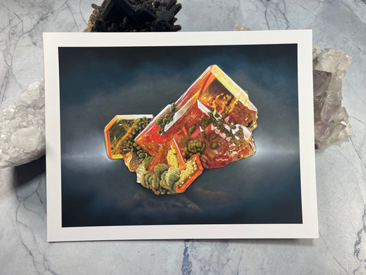 Wulfenite - Mexico - Fine Art Print