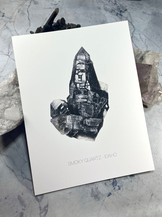 Smoky Quartz - Idaho - Fine Art Print