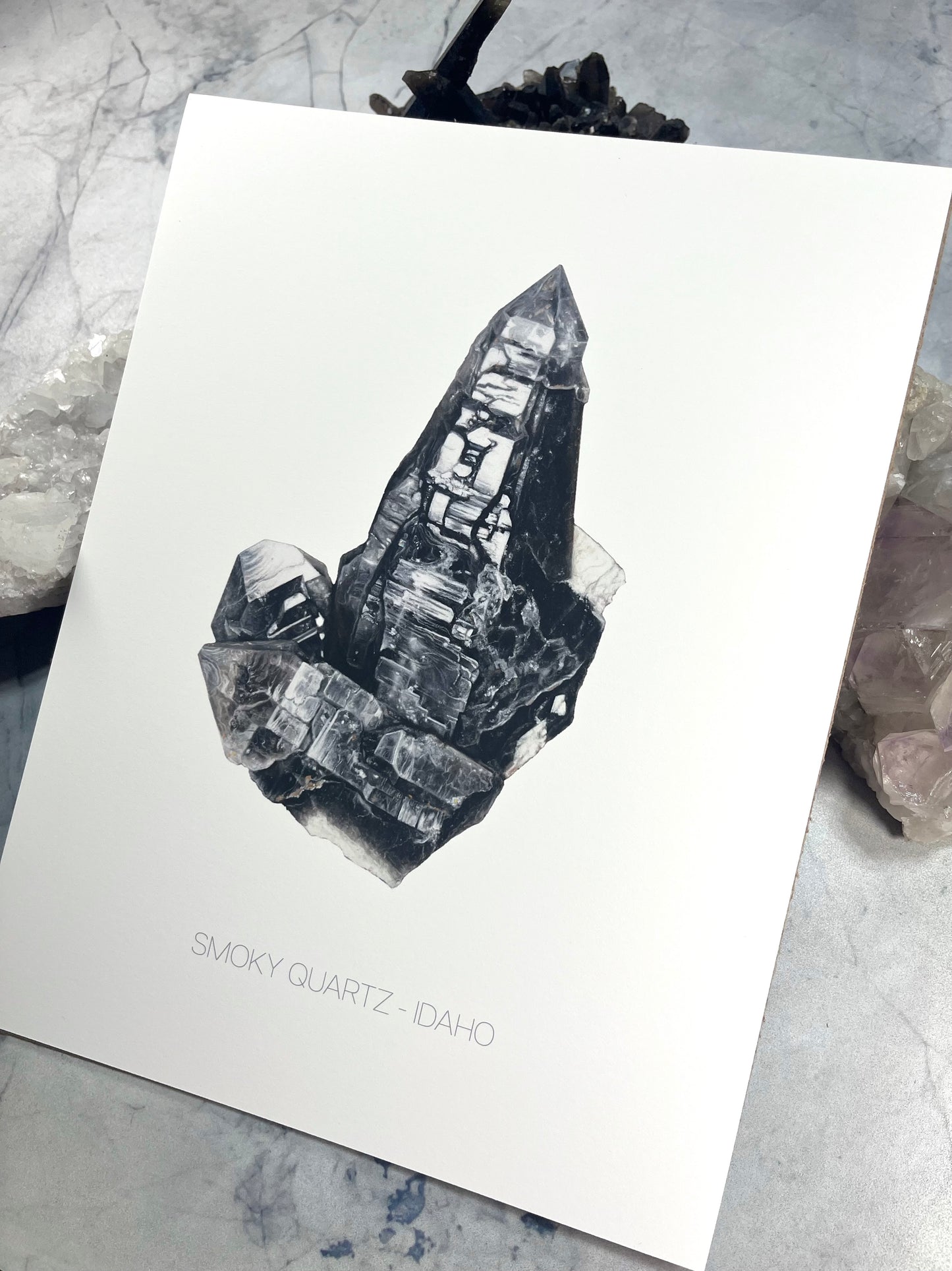 Smoky Quartz - Idaho - Fine Art Print