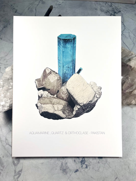 Aquamarine - Pakistan - Fine Art Print