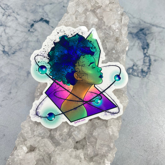 Galaxy Queen Sticker