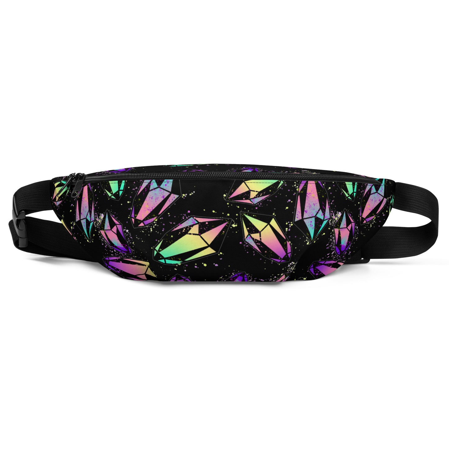 Crystal Fanny Pack - Black