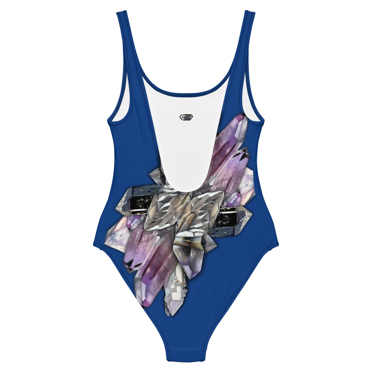 Quartz & Amethyst One-Piece Swimsuit - Blue