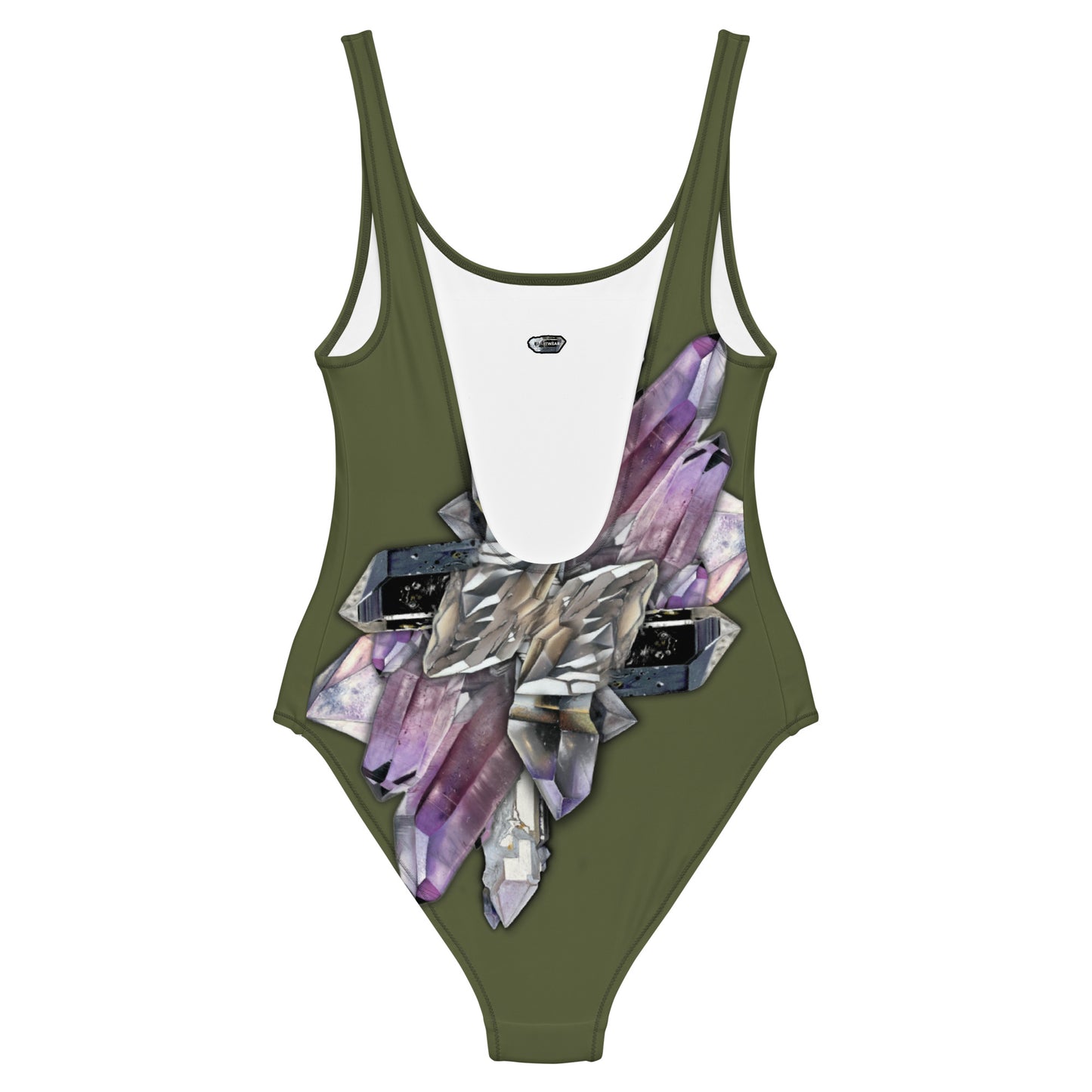 Quartz & Amethyst One-Piece Swimsuit - Saratoga Green