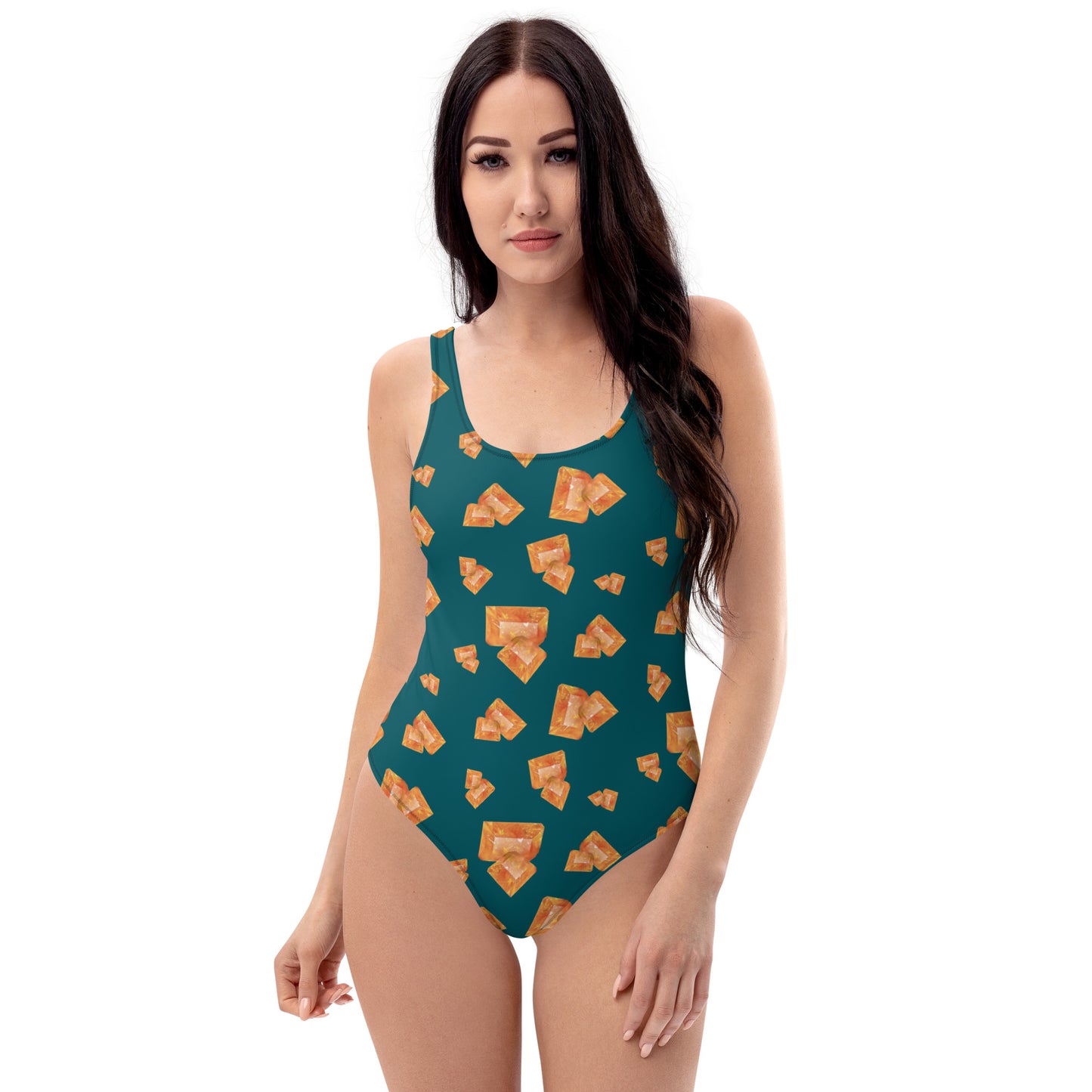 Wulfenite One-Piece Swimsuit - Deep Teal