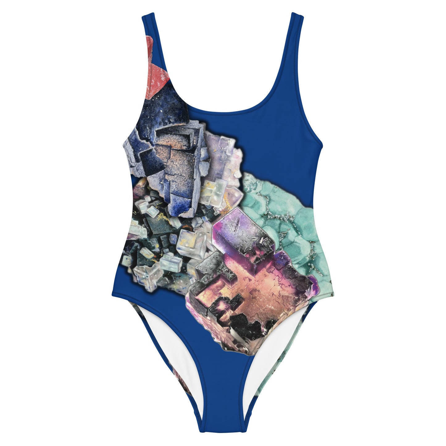 Fluorite One-Piece Swimsuit - Blue