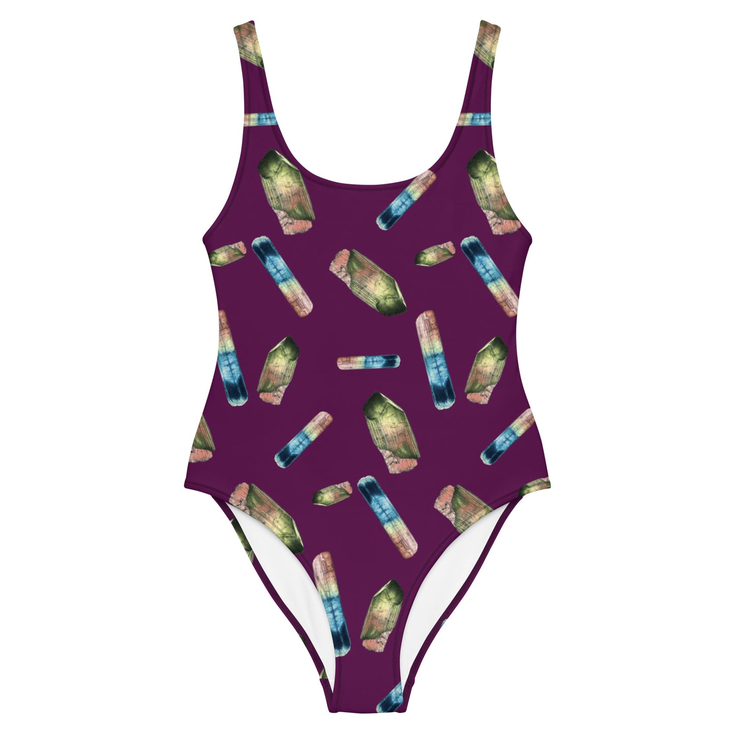 Tourmaline One-Piece Swimsuit - Eggplant