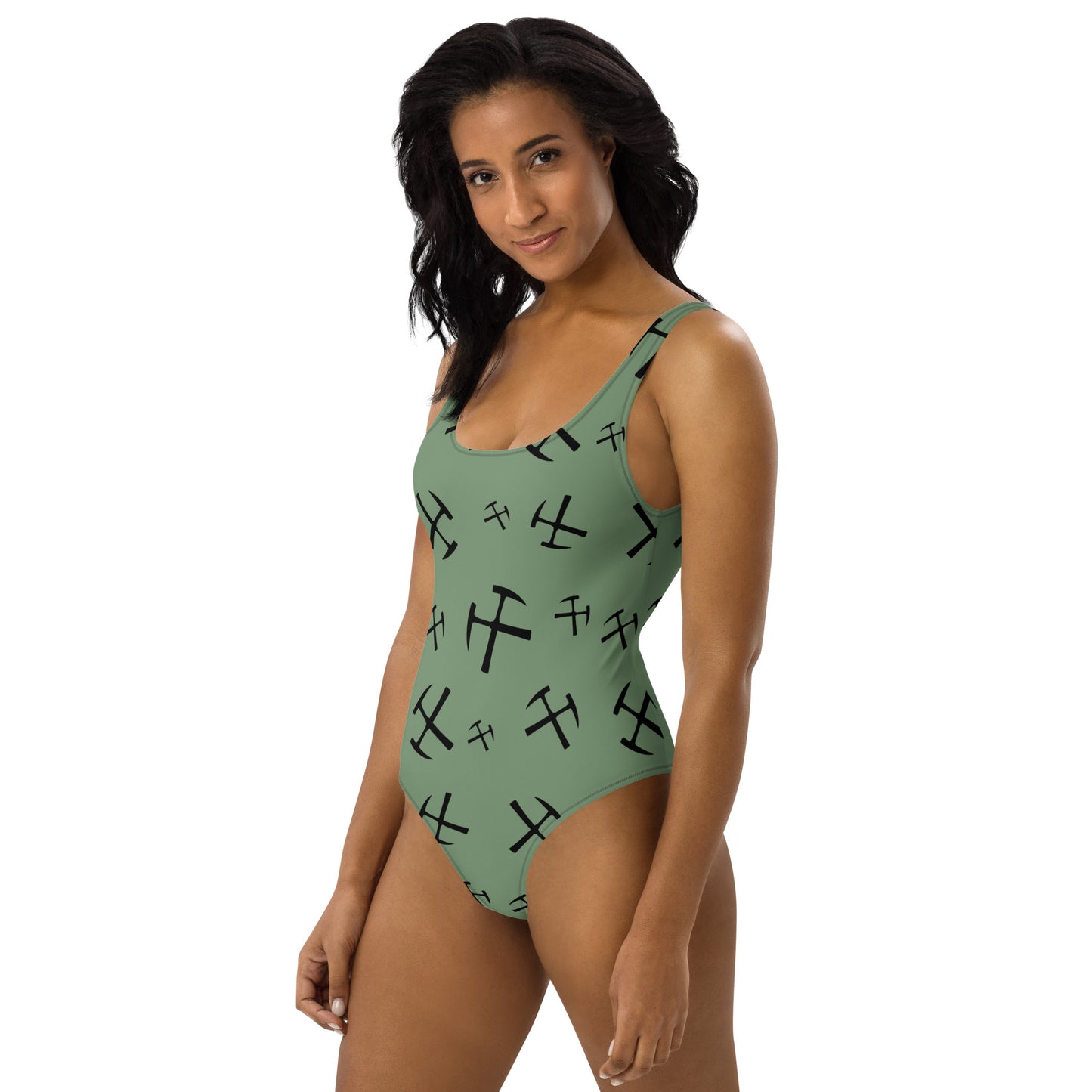 Rockhound One-Piece Swimsuit - Sage