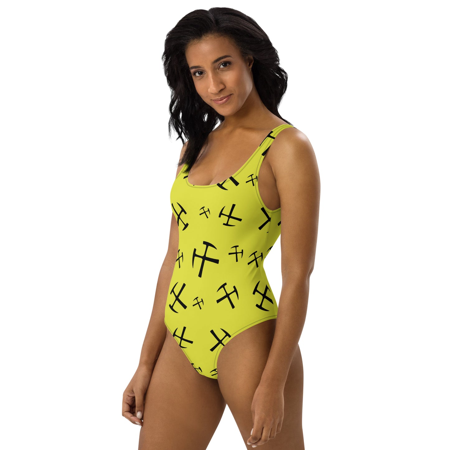 Rockhound One-Piece Swimsuit - Bright Yellow