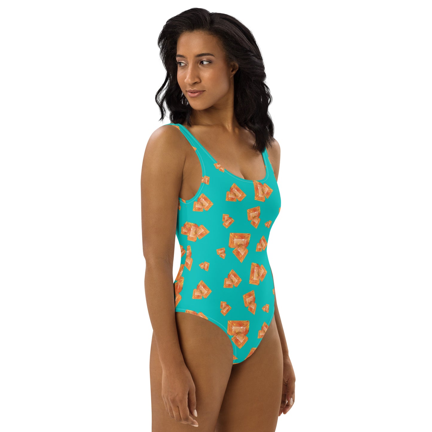 Wulfenite One-Piece Swimsuit - Turquoise