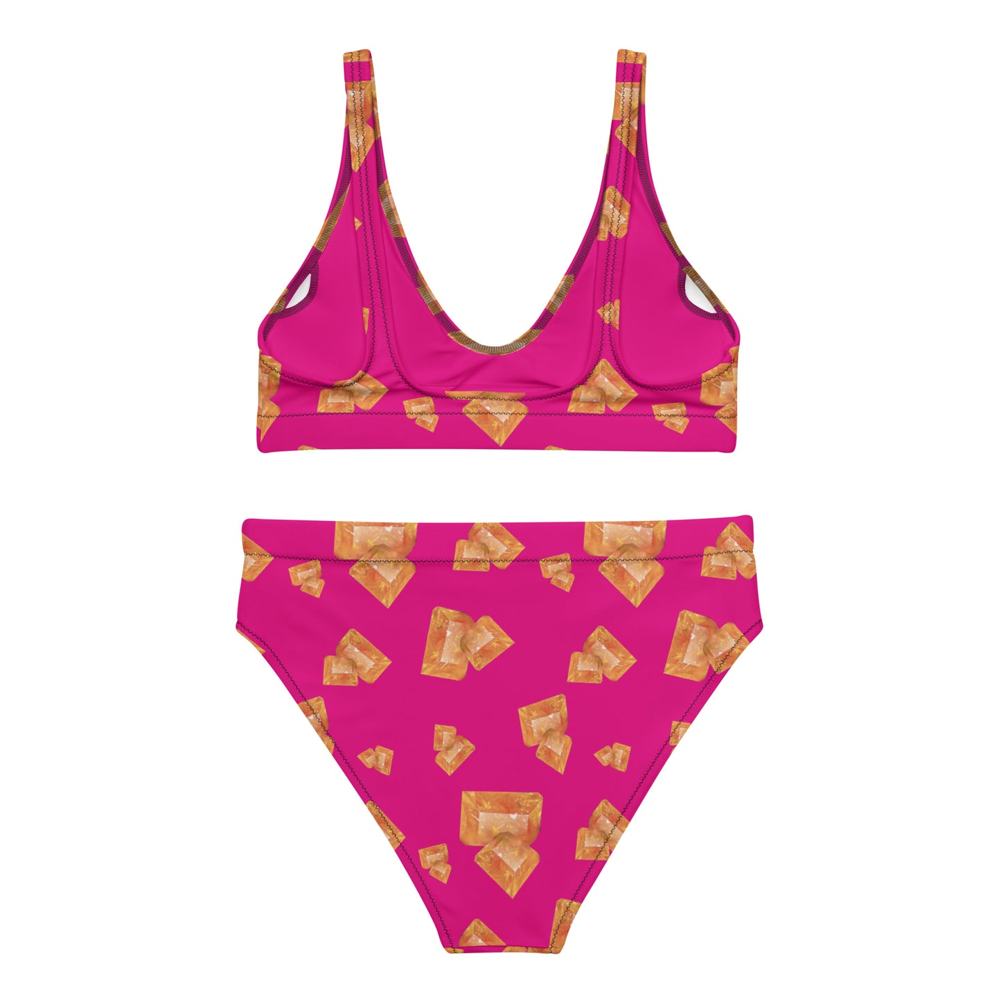 Wulfenite high-waisted bikini - Pink