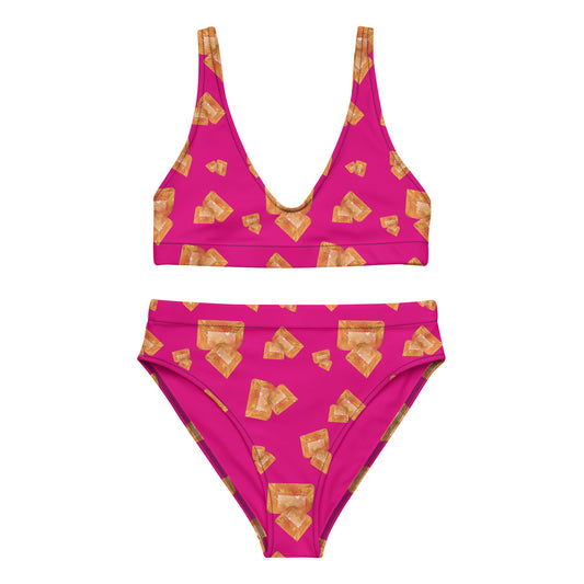 Wulfenite high-waisted bikini - Pink