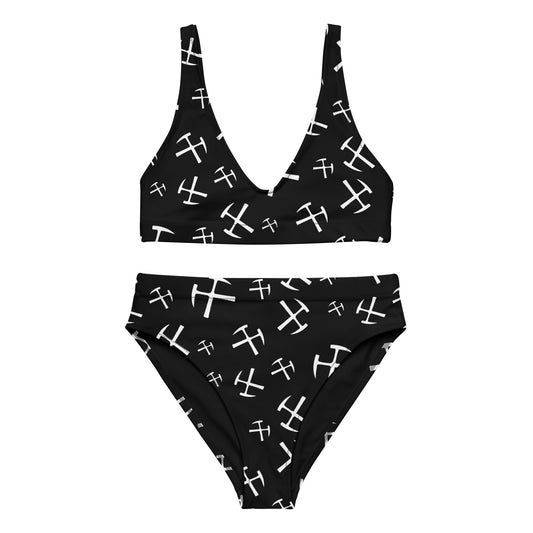 Rockhound high-waisted bikini - Black