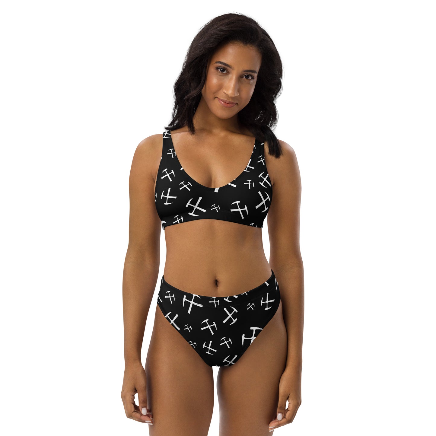 Rockhound high-waisted bikini - Black