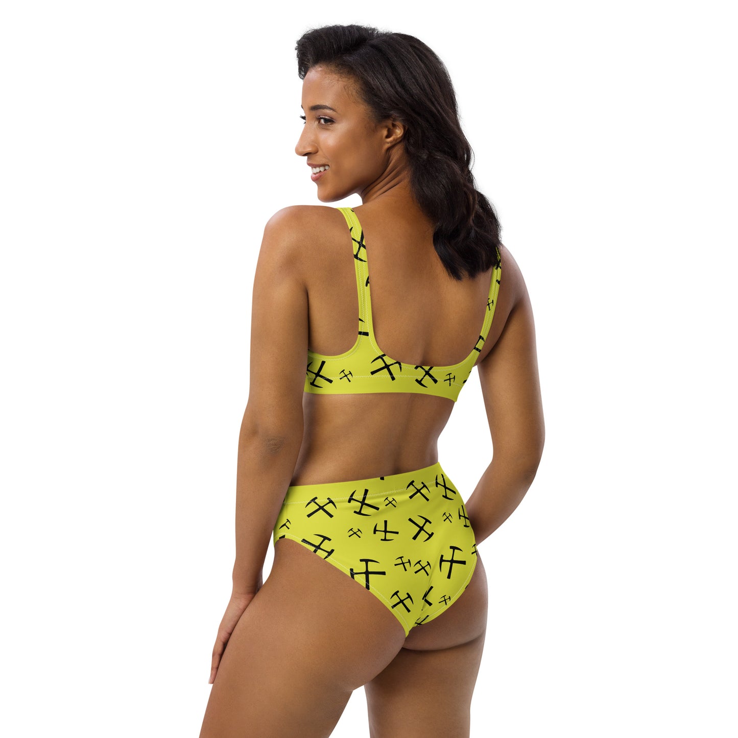 Rockhound high-waisted bikini - Bright Yellow