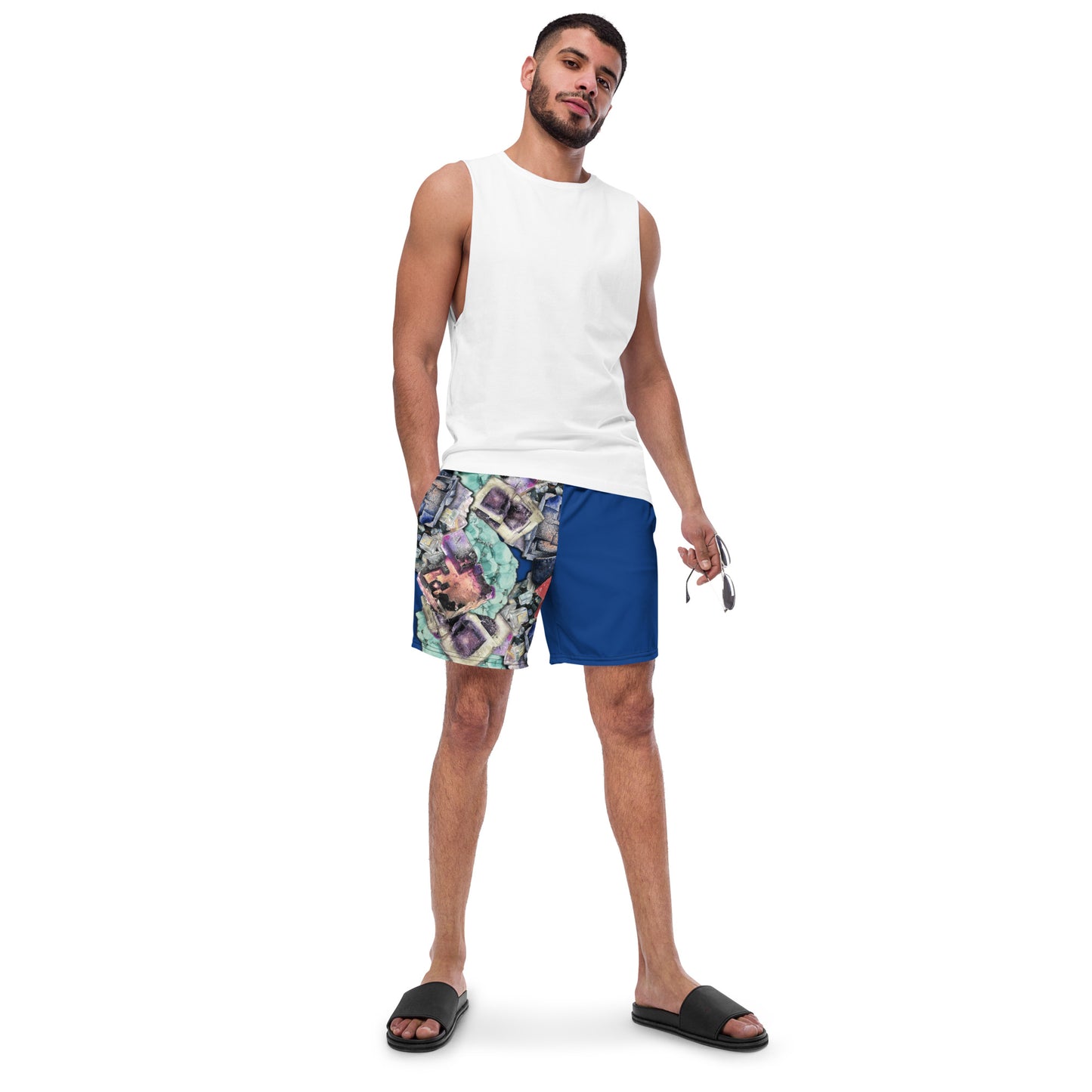 Fluorite Men's swim trunks - Blue