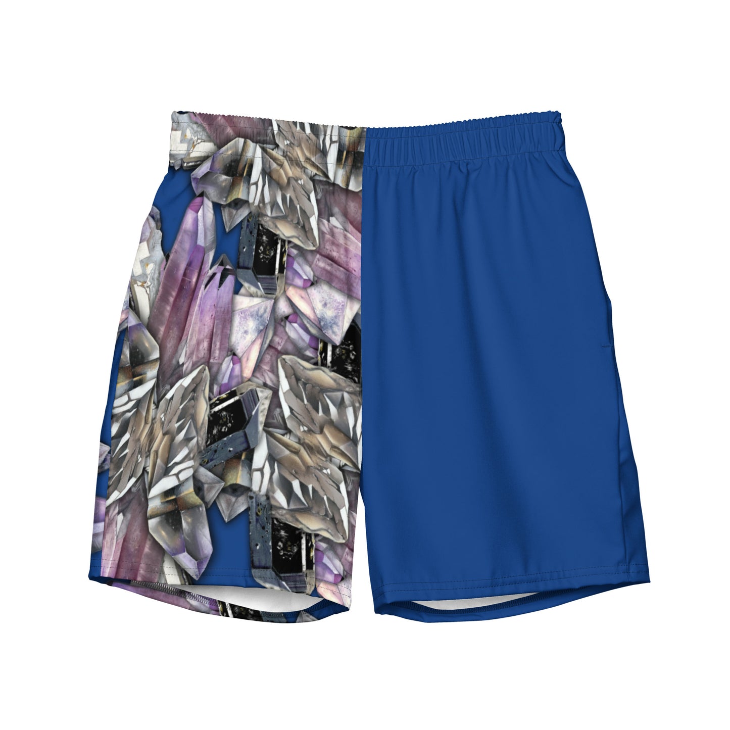 Quartz & Amethyst Swim Trunks - Blue