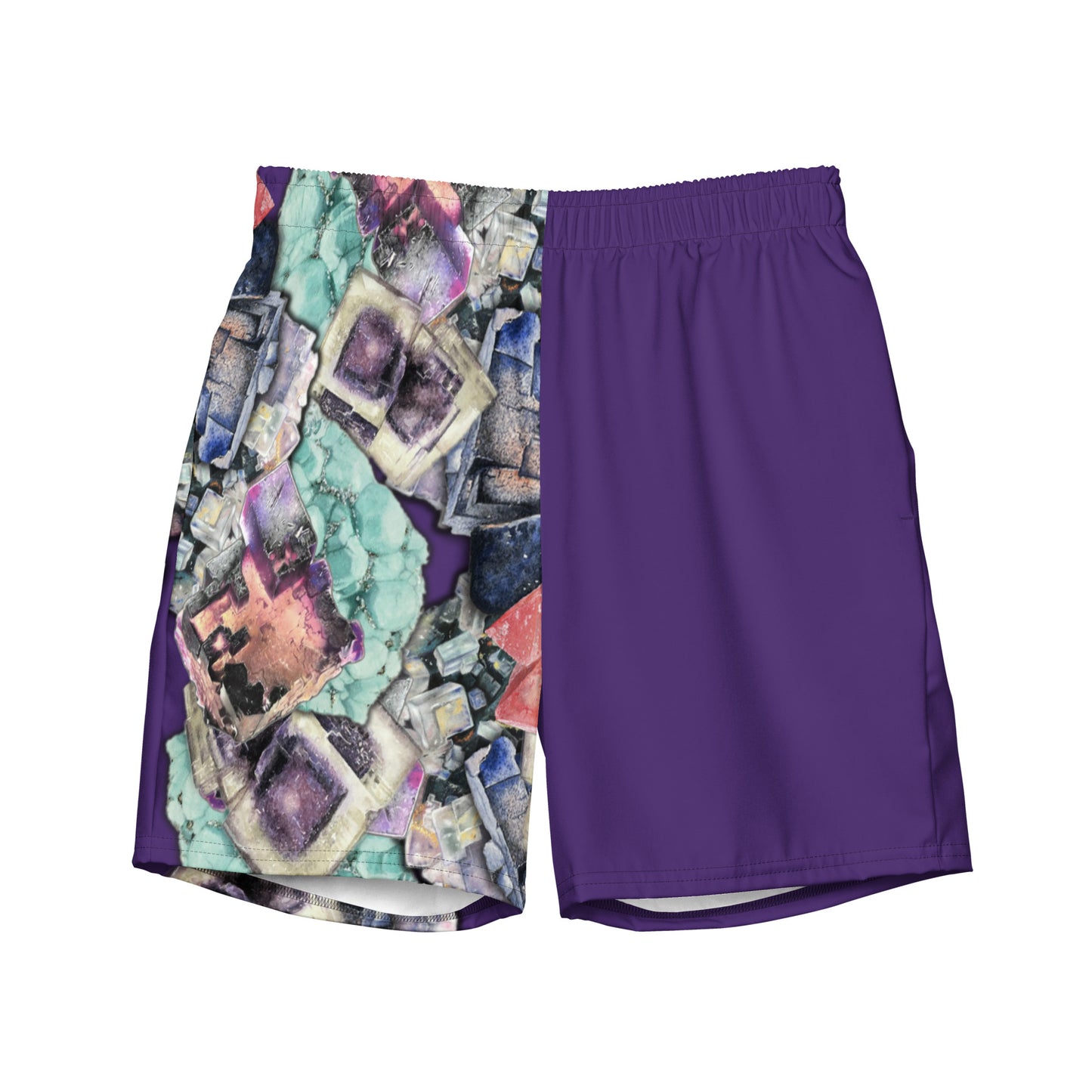 Fluorite Swim Trunks - Purple