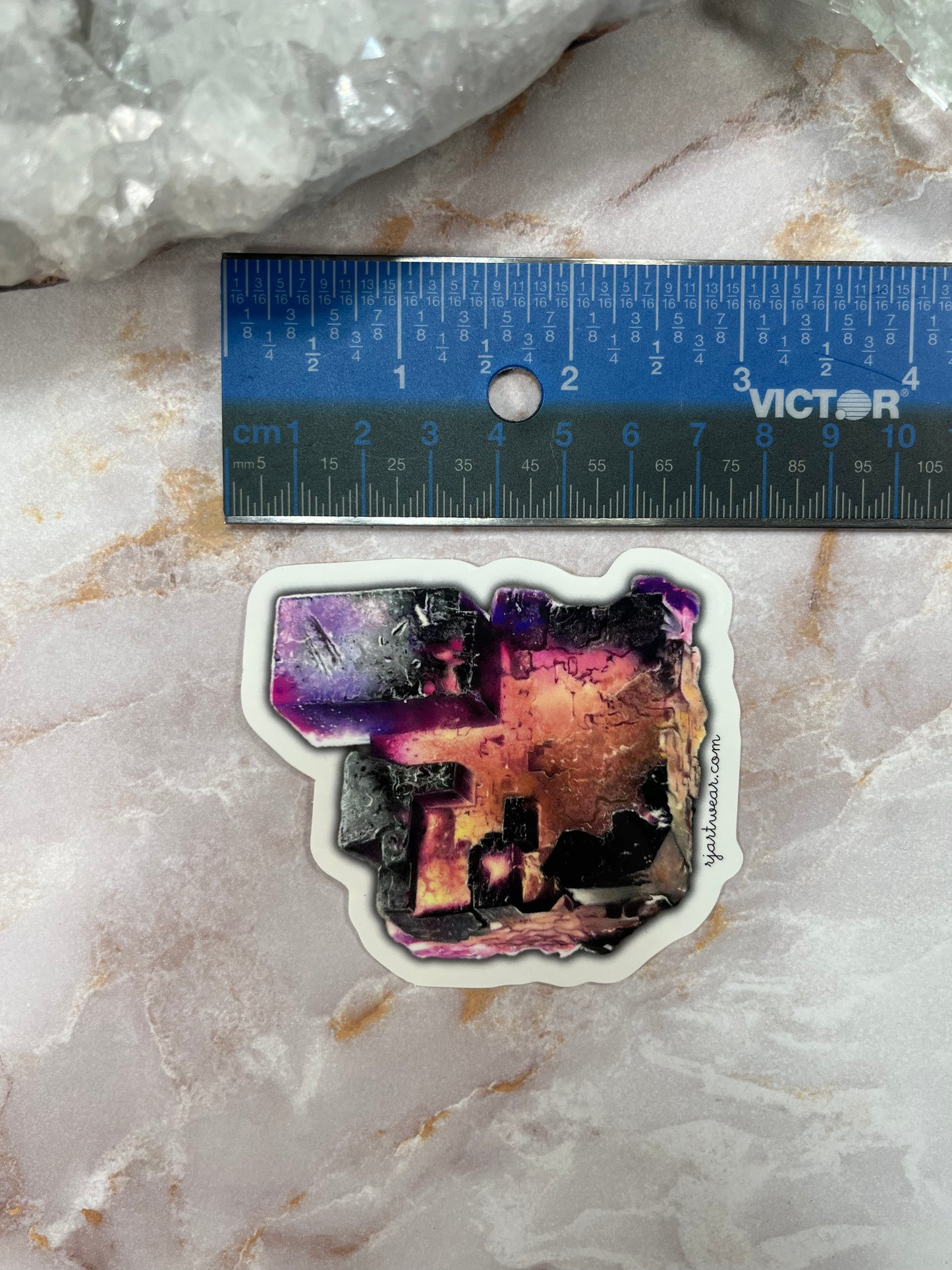 Lead Hill Mine, Illinois Fluorite Sticker or Magnet