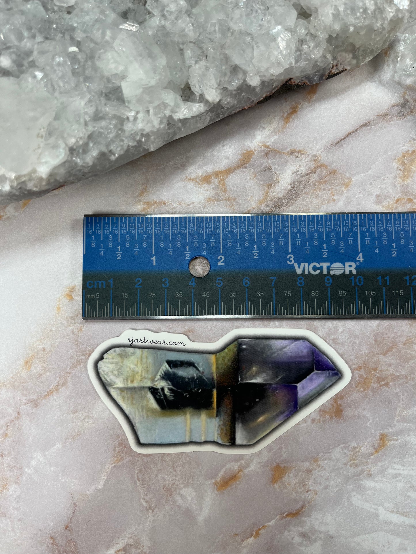 Washington Amethyst Scepter Sticker or Magnet