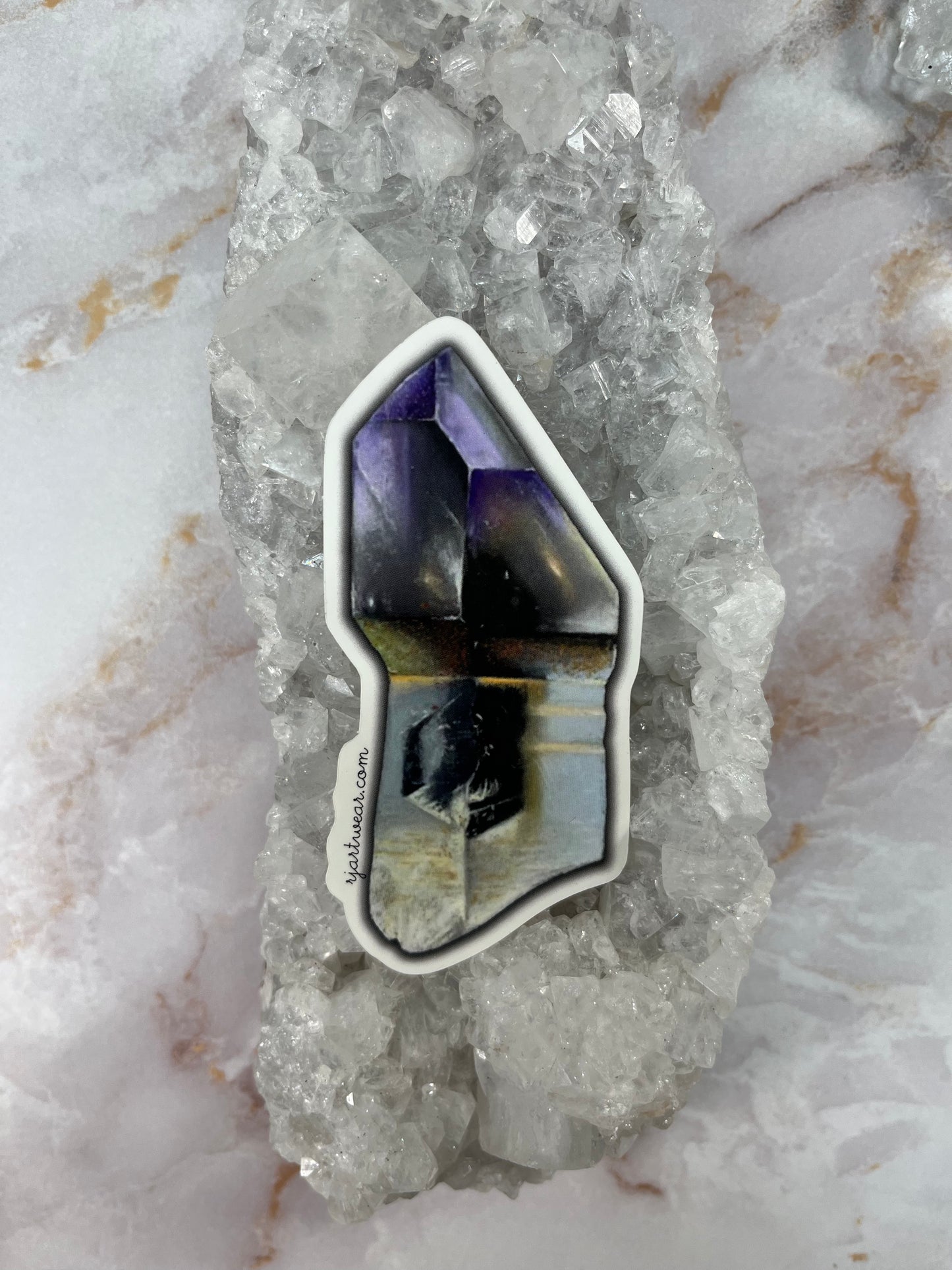 Washington Amethyst Scepter Sticker or Magnet