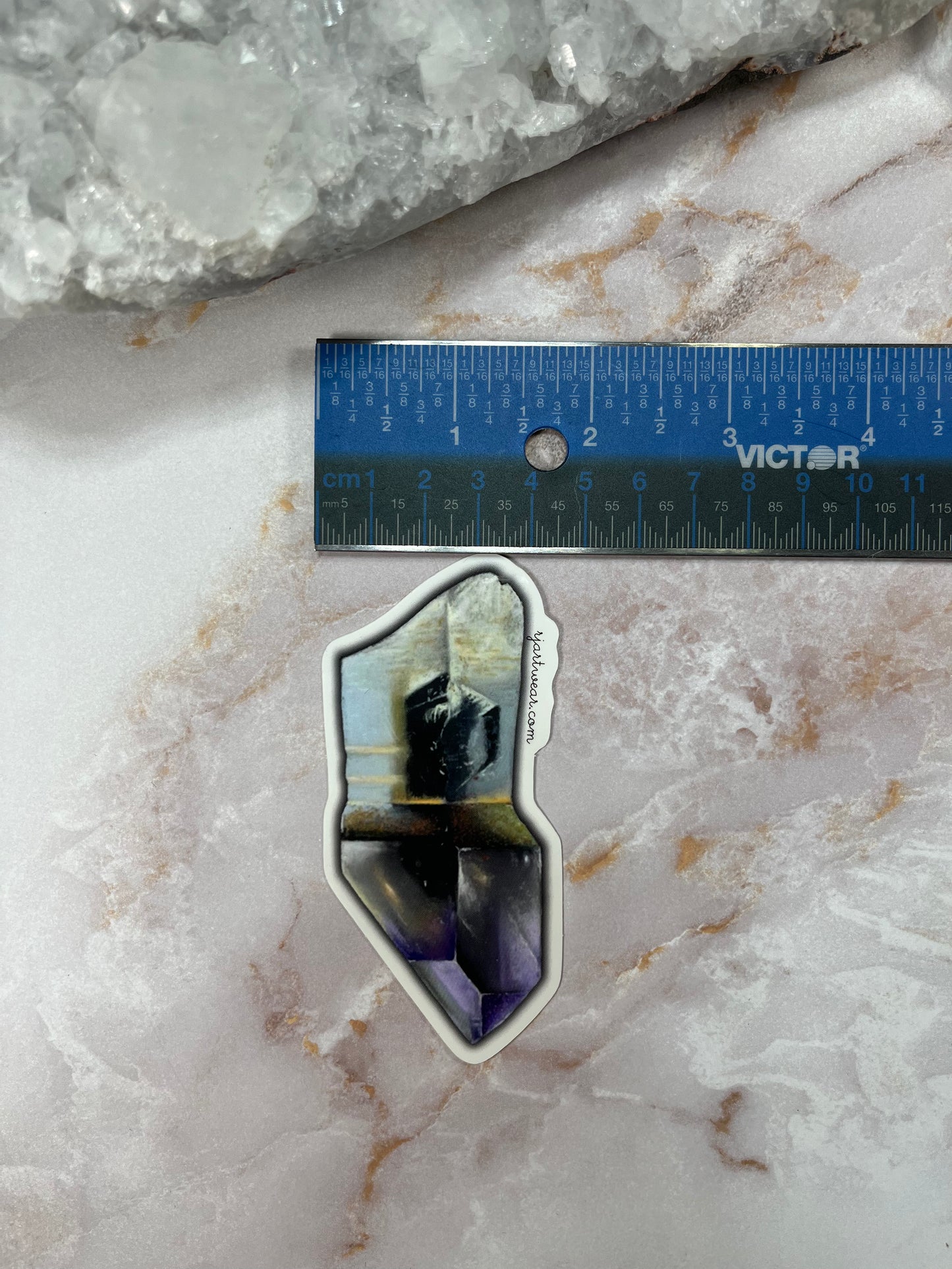 Washington Amethyst Scepter Sticker or Magnet