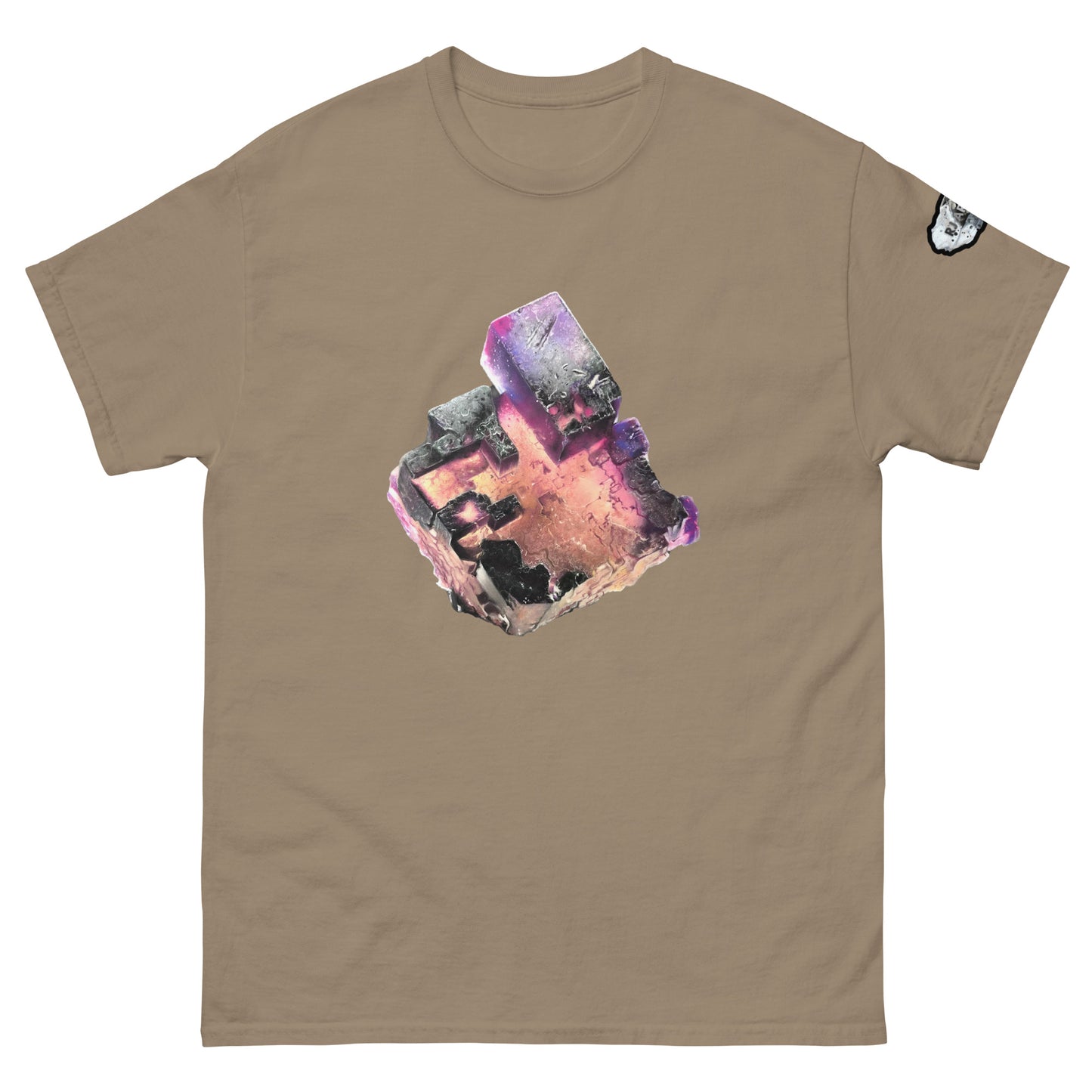 Fluorite Cube Drawing - Men's classic tee