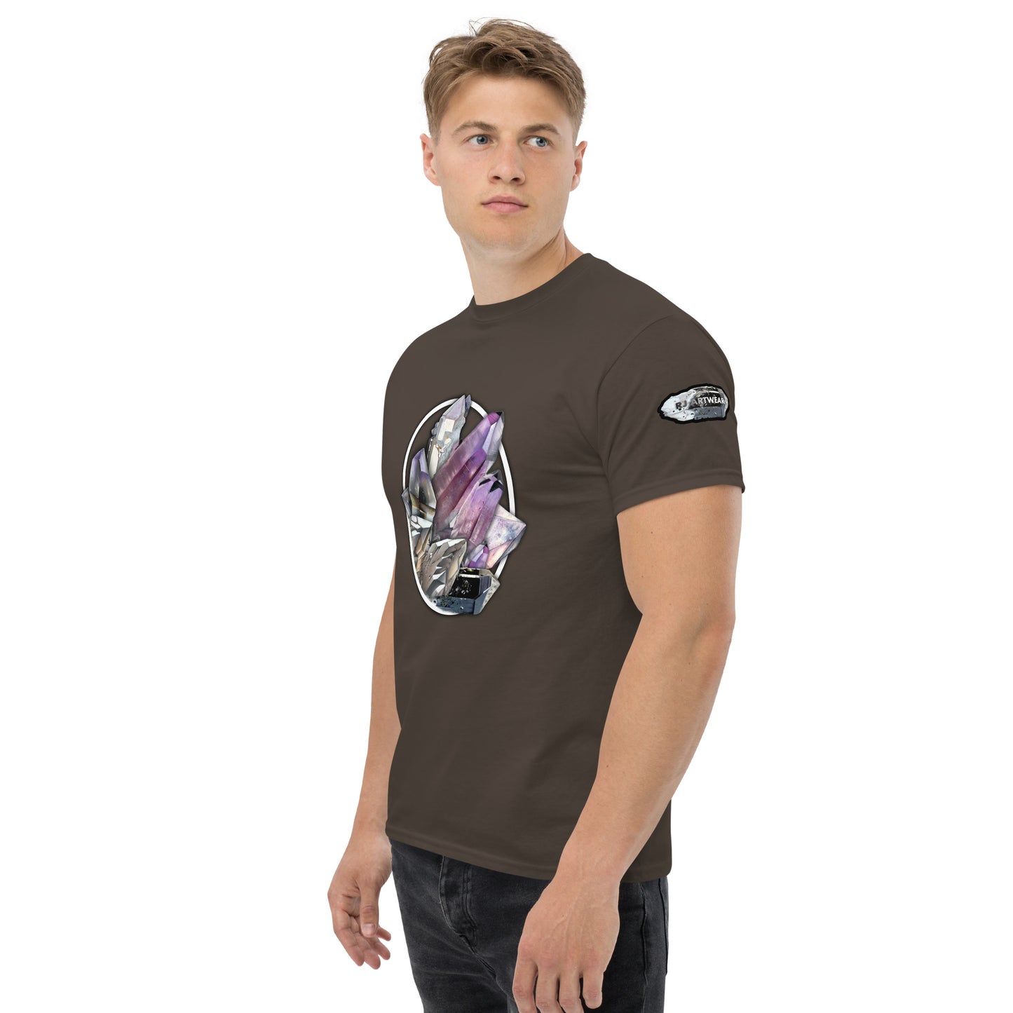 Quartz Collage Oval - Men's classic tee