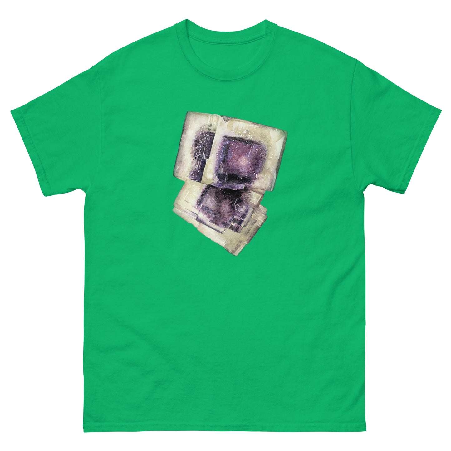 Men's Auglaize Fluorite Watercolor Artwork Tee