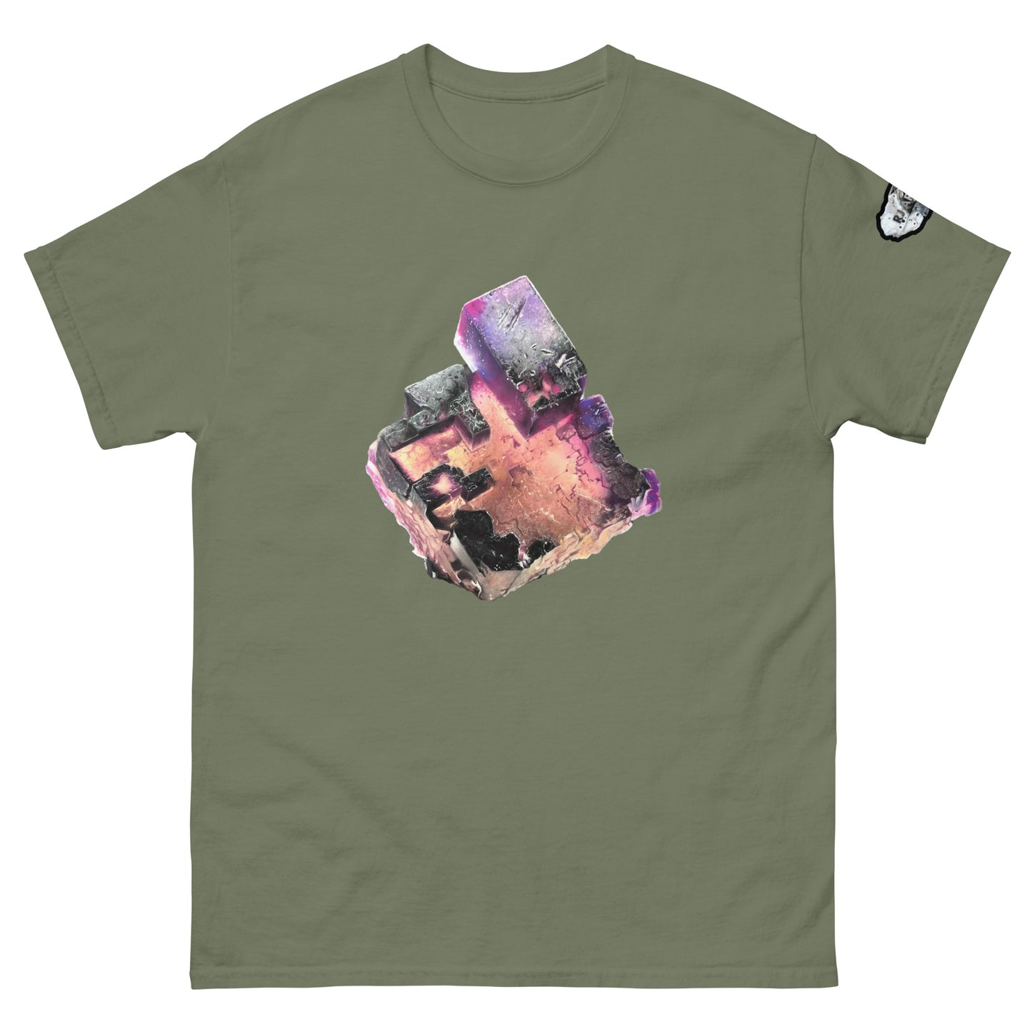 Fluorite Cube Drawing - Men's classic tee