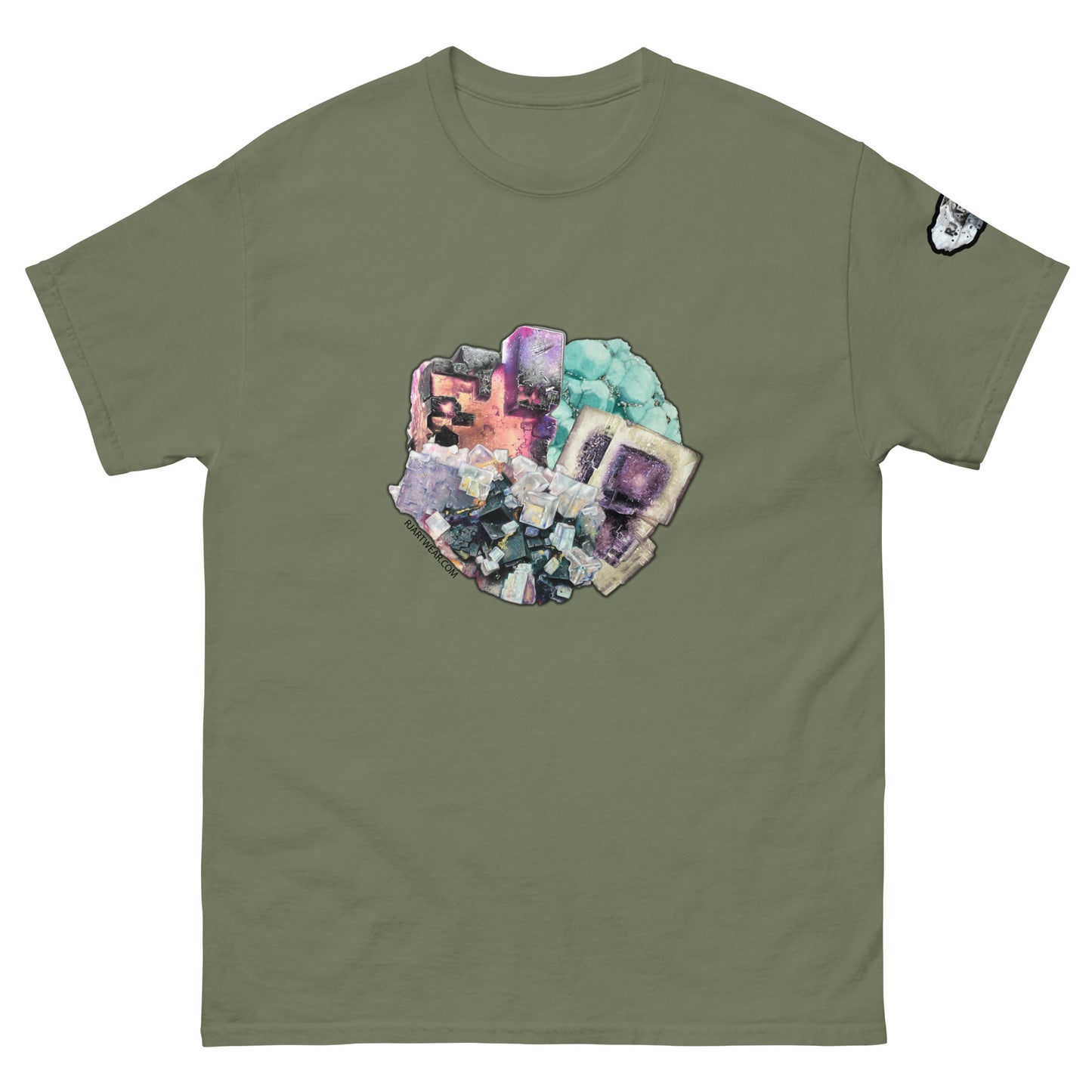 Fluorite Collage - Men's classic tee