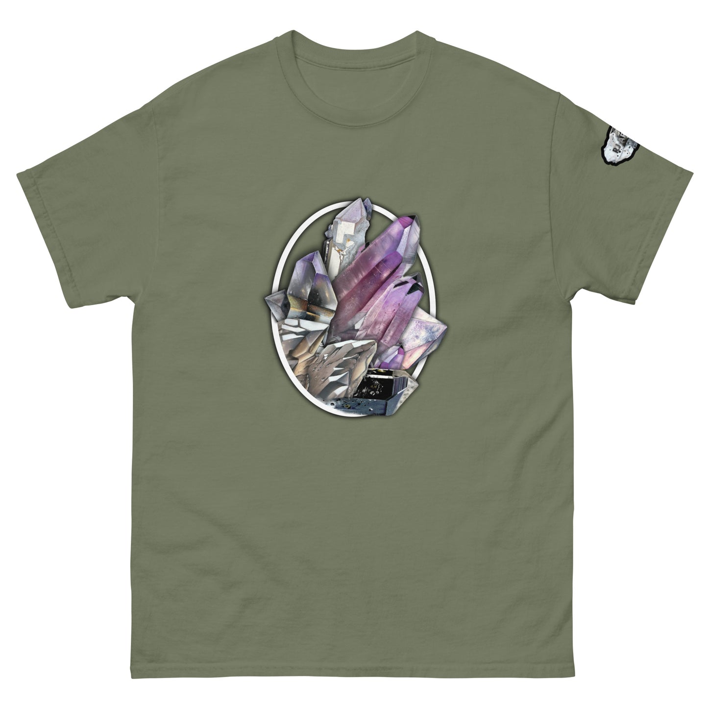 Quartz Collage Oval - Men's classic tee