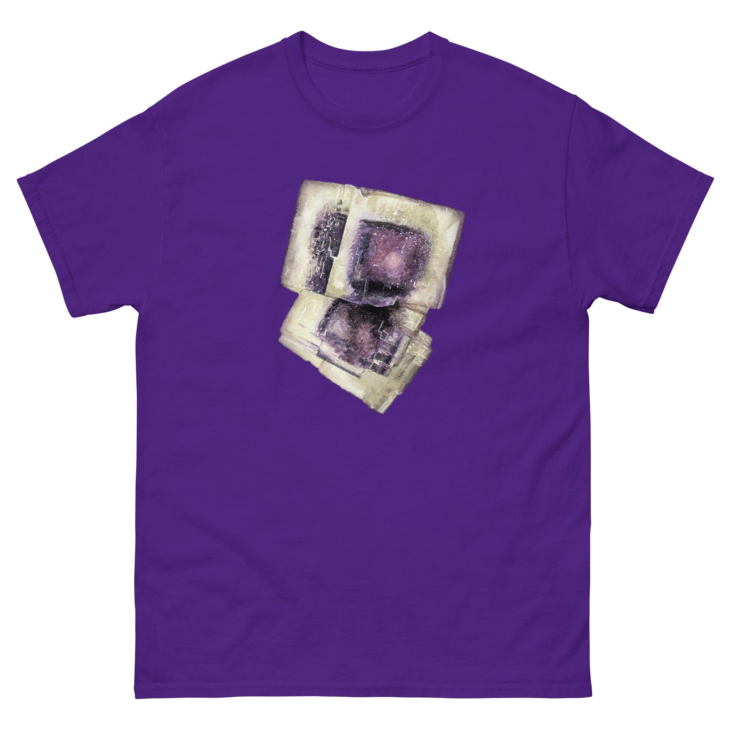 Men's Auglaize Fluorite Watercolor Artwork Tee