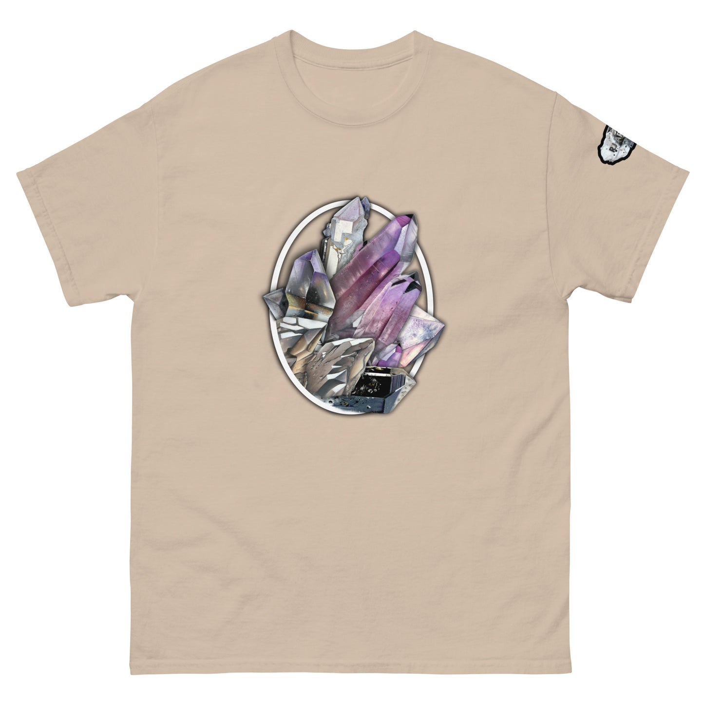 Quartz Collage Oval - Men's classic tee