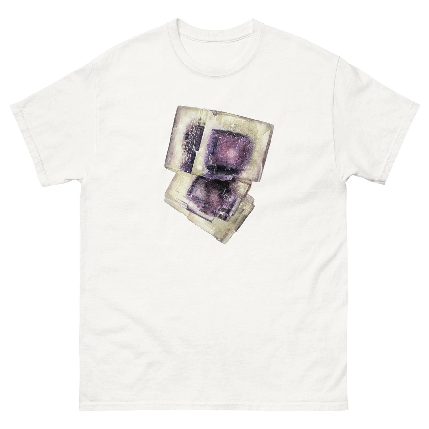 Men's Auglaize Fluorite Watercolor Artwork Tee