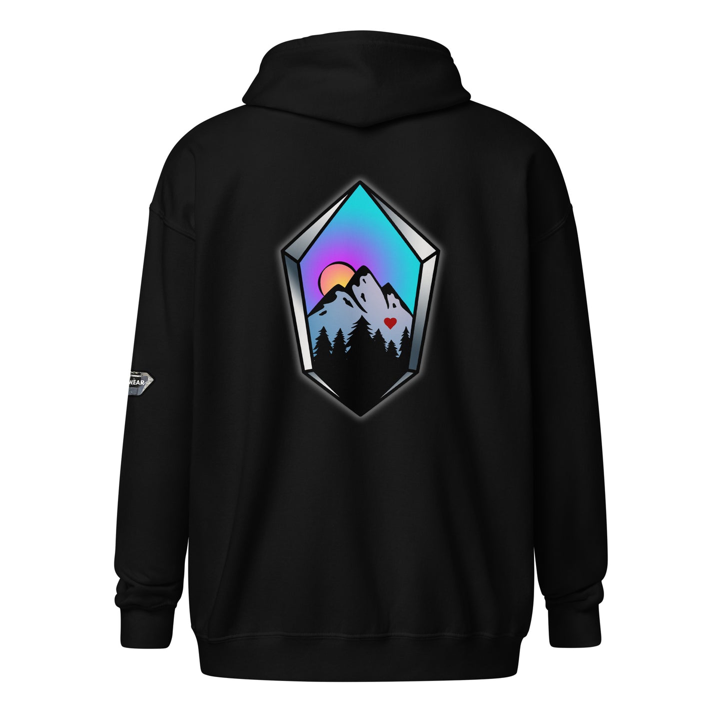 Crystal Mountain - Unisex heavy blend zip hoodie