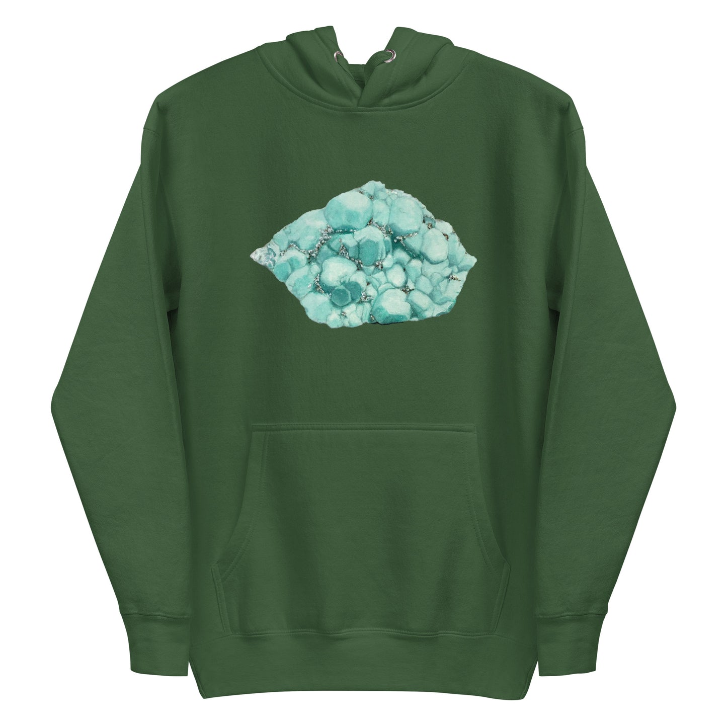 Deer Trail Fluorite Watercolor - Unisex Hoodie