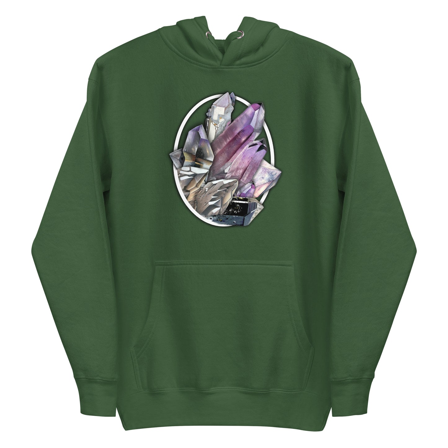 Quartz Collage Oval - Unisex Hoodie