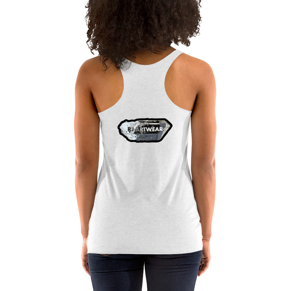 Deer Trail Fluorite Cluster - Women's Racerback Tank