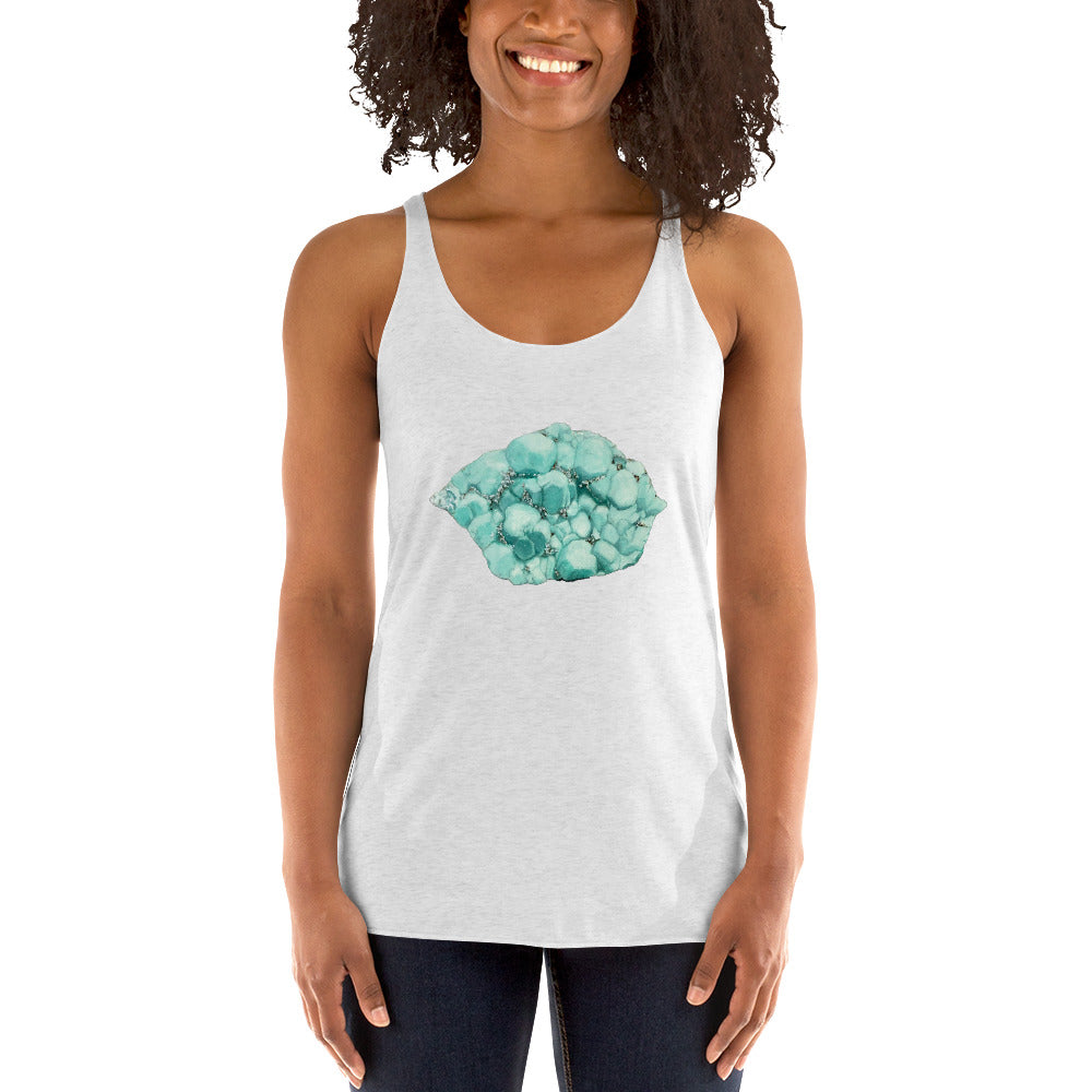 Deer Trail Fluorite Cluster - Women's Racerback Tank