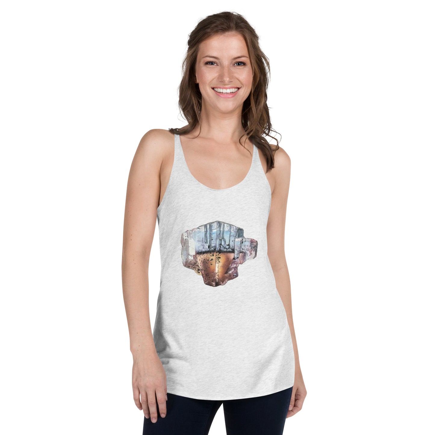 Minerva No.1 Fluorite Cube - Women's Racerback Tank