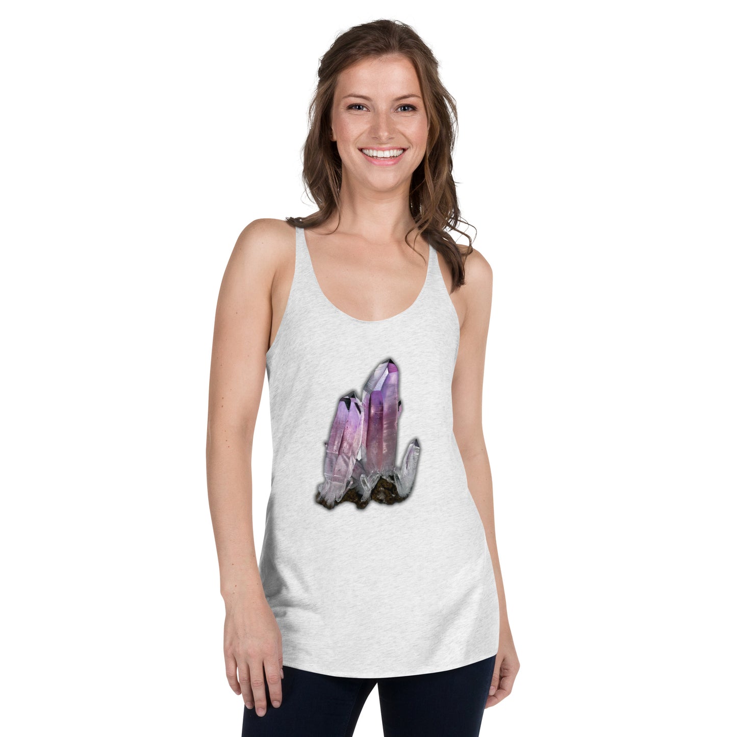 Amethyst Cluster - Women's Racerback Tank