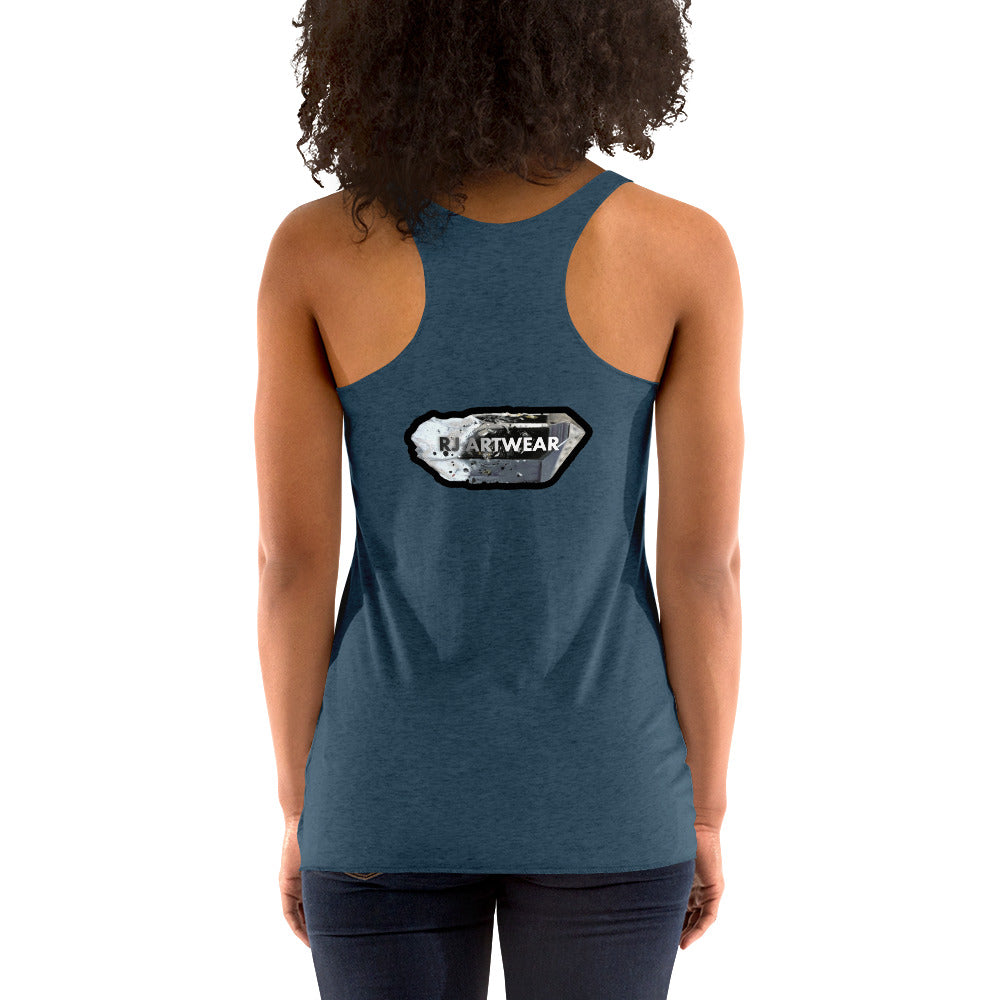 Illinois Fluorite Cube - Women's Racerback Tank