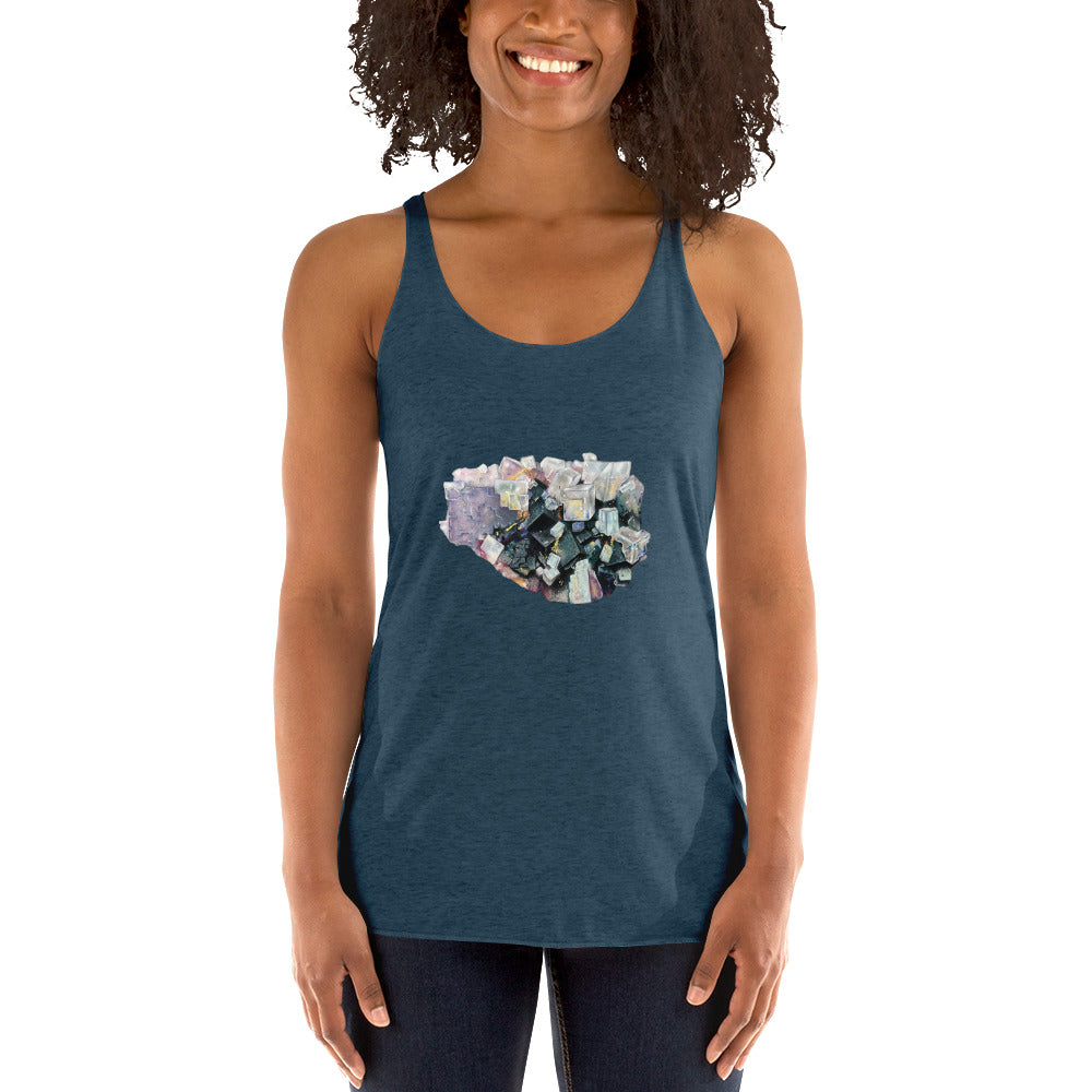 Fluorite Cluster - Women's Racerback Tank