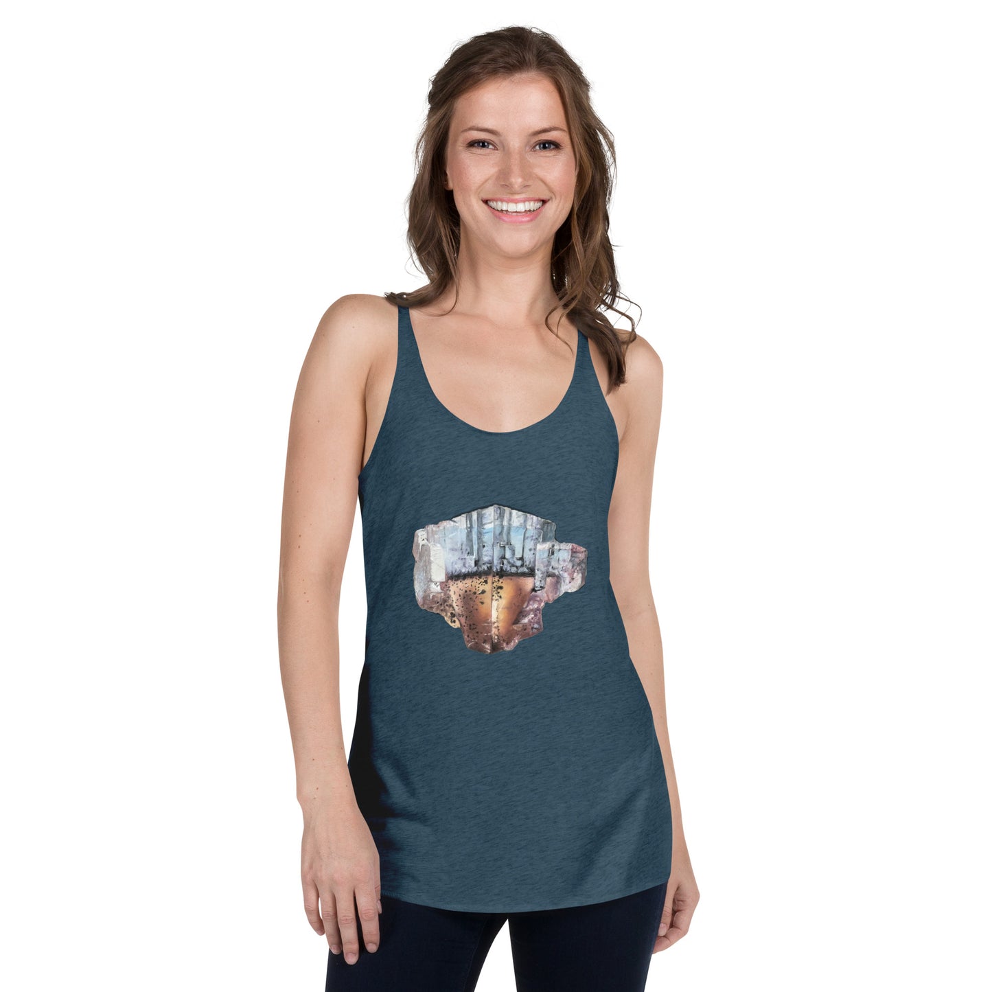 Minerva No.1 Fluorite Cube - Women's Racerback Tank