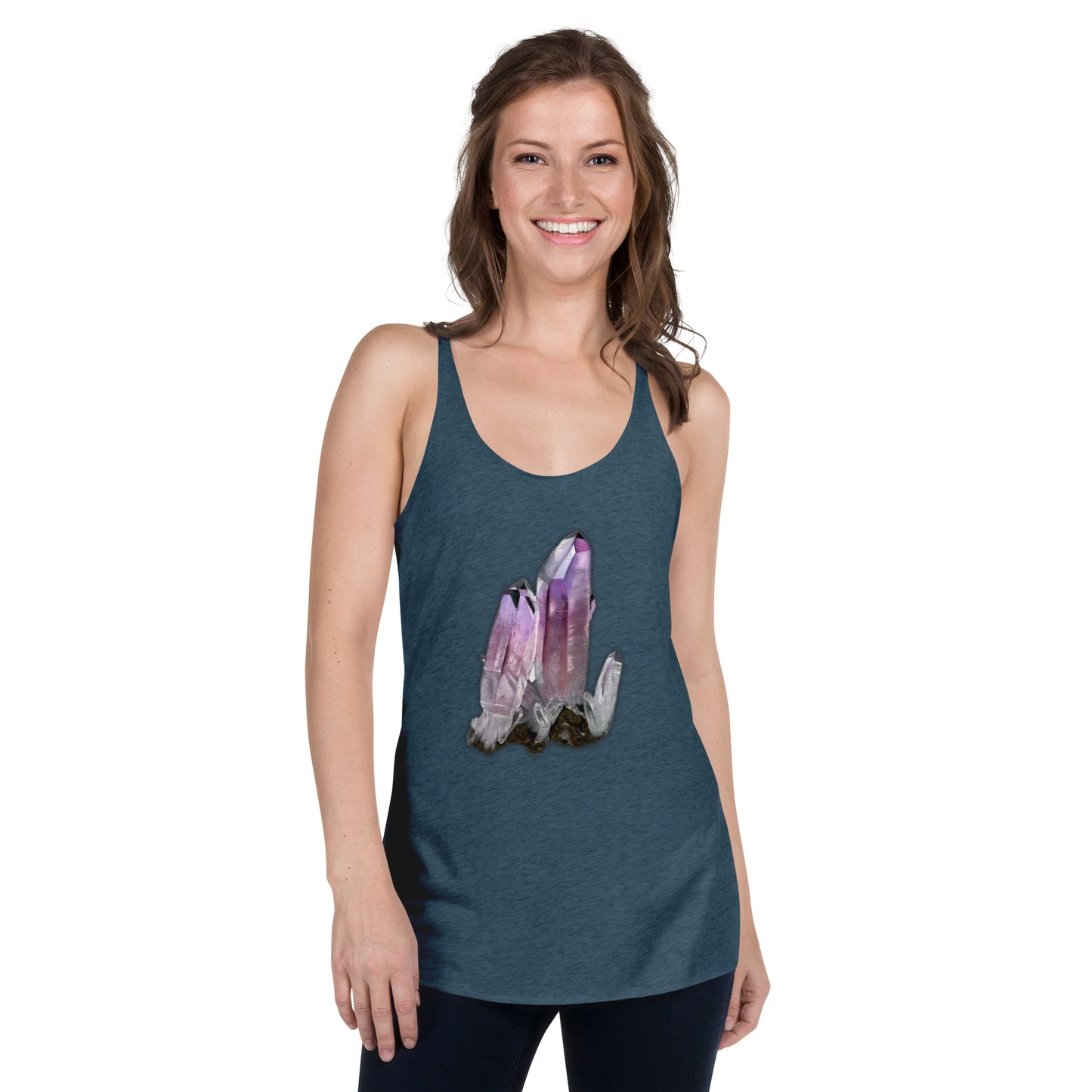 Amethyst Cluster - Women's Racerback Tank