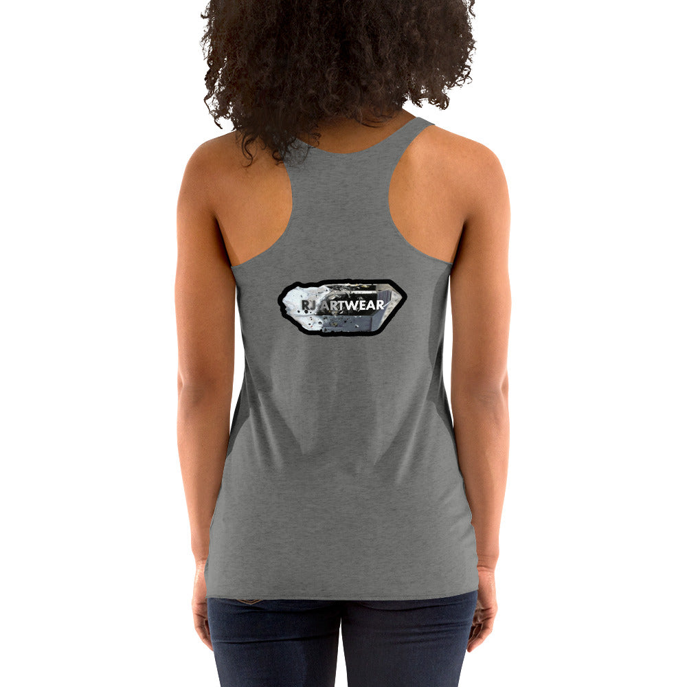 Deer Trail Fluorite Cluster - Women's Racerback Tank