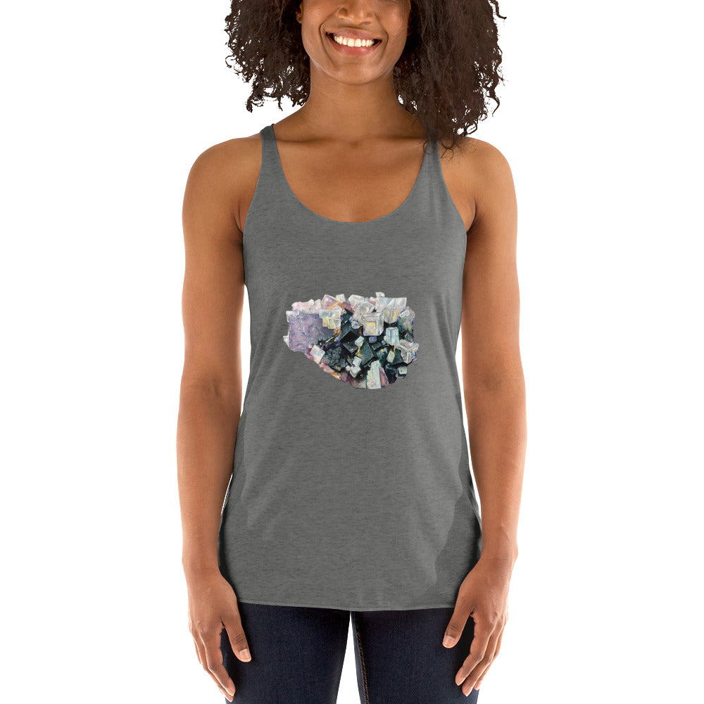 Fluorite Cluster - Women's Racerback Tank