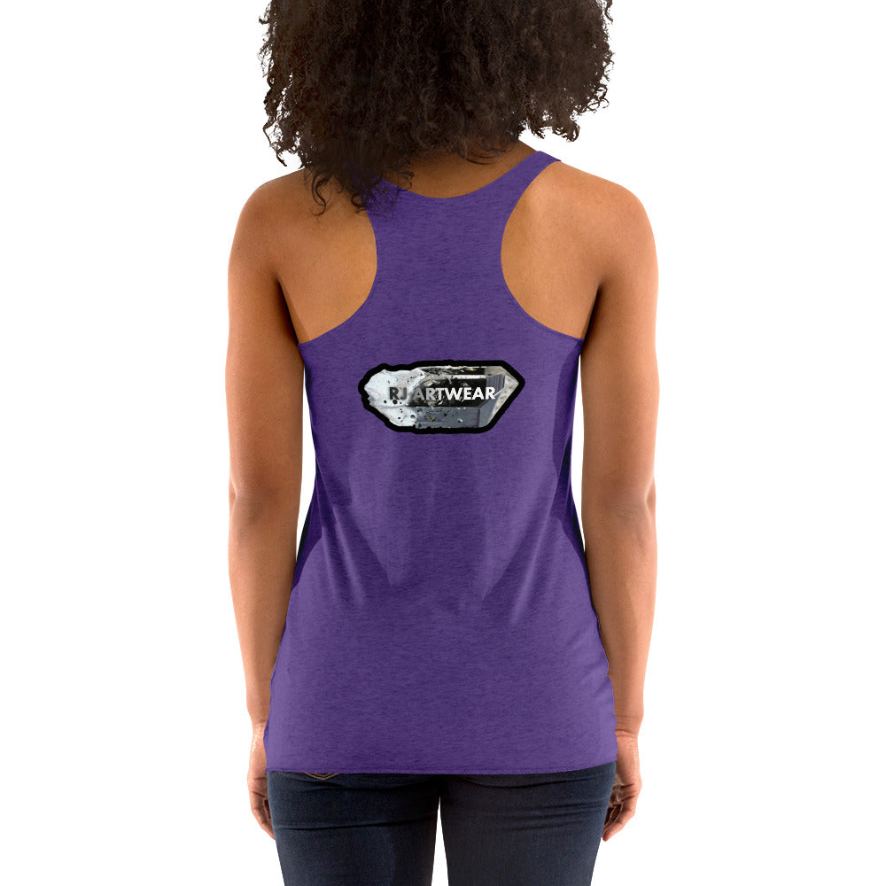 Deer Trail Fluorite Cluster - Women's Racerback Tank